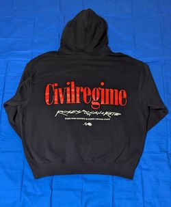 Civil Regime "Roses from Concrete" Hoodie - Black - Size XL