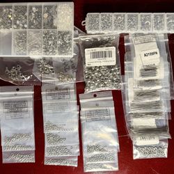 Lot of Stainless Steel Jewelry Findings