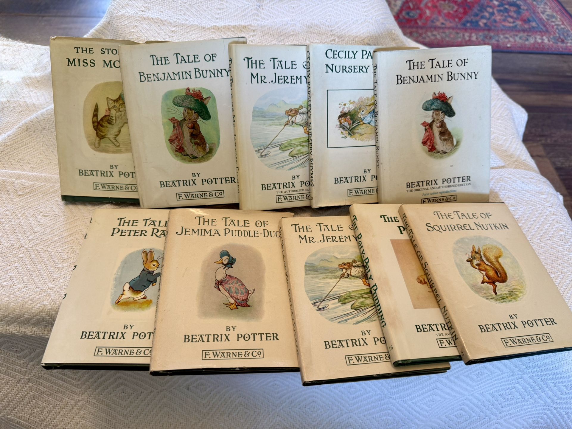 Set Of 10 Beatrix Potter Books