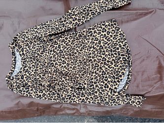 Women’s leopard print shirt