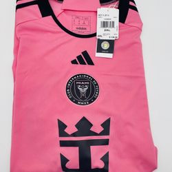 New Adidas Men's Inter Miami CF 24/25 Lionel Messi Home Jersey  Pink $130
