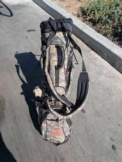 PING Hoofer Vantage Golf Stand Bag Digital Camo USA Flag Dual Strap Carry