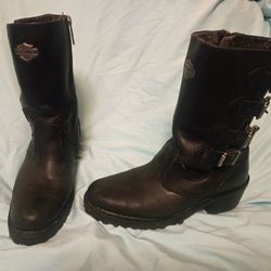 Gently Used Harley Davidson Boots