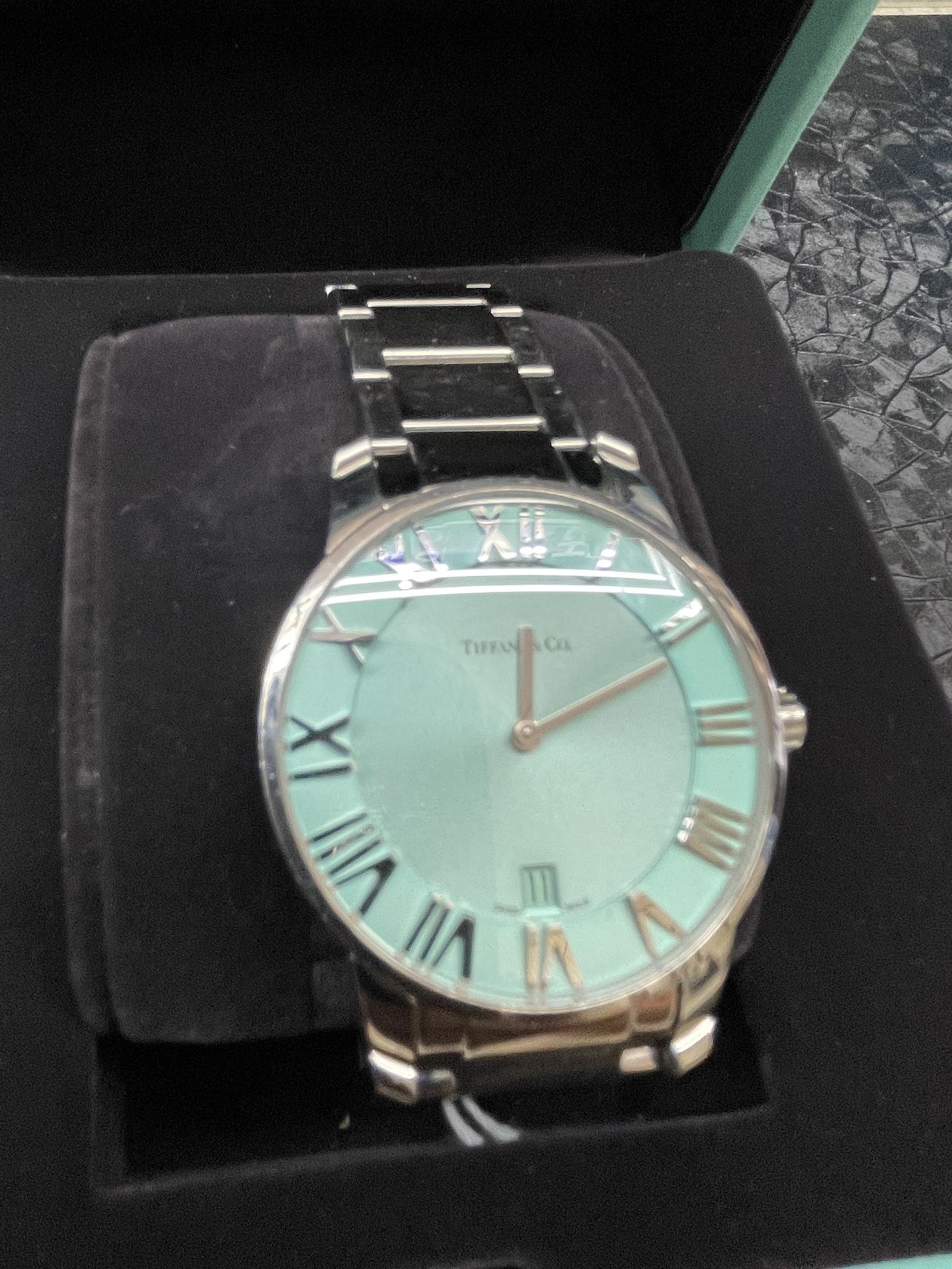 TIFFANY & CO . ATLAS 3033007 Ladies Watch In Original Box.