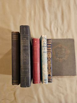 Assortment of vintage books. Best offer