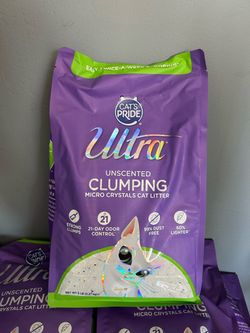 NEW Ultra Unscented Clumping Micro Crystals Cat Litter