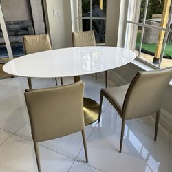 60” Oval Dining Table 