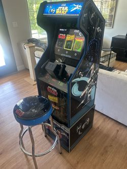 Atari Star Wars Arcade1Up Arcade Cabinet + Matching Stool — $1000