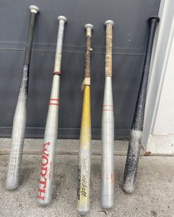 Vintage Worth Red Dot Softballs & Aluminum Bats Lot – Rawlings, Power Shell