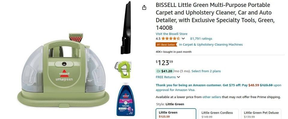 Carpet And Upholstery Cleaner