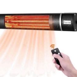 Wall-Mounted Patio Heater Electric Infrared Heater Indoor/Outdoor Heater Electric For Garage