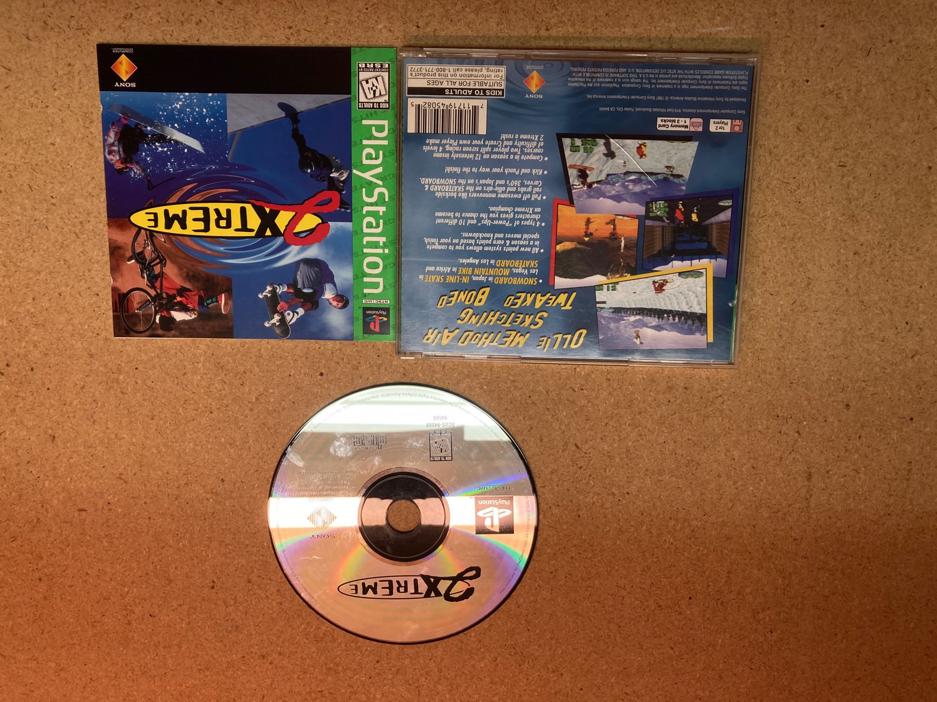 Ps1 game 2xtreme