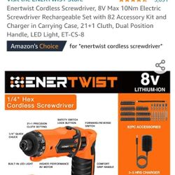 Cordless Screwdriver NEW