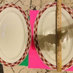 Two Large Plates