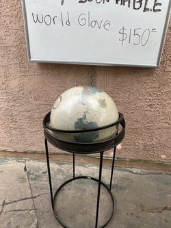 Vintage world globe