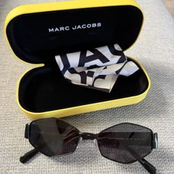 Marc Jacobs 496/Shiny Black Sunglasses