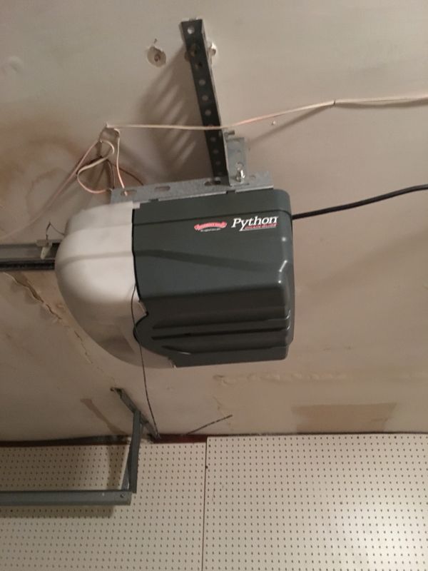 Python garage door opener with rail for Sale in San Antonio, TX OfferUp