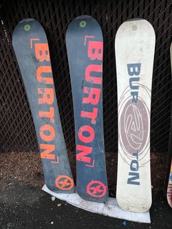 Vintage snowboards