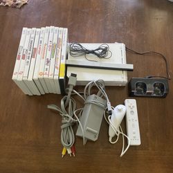 Wii with games