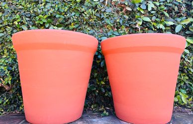 Set of 2 Extra Large Terracotta Vase Pot Planters