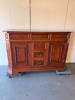 Buffet table