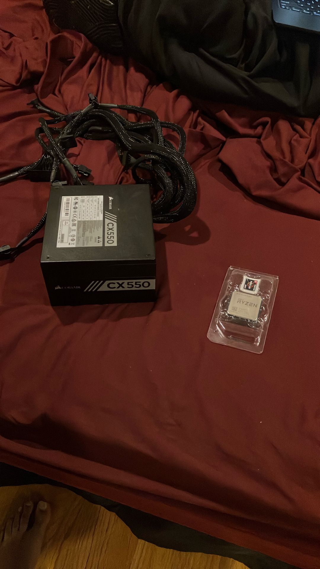 Ryzen 1600AF and Corsair CX550 PSU