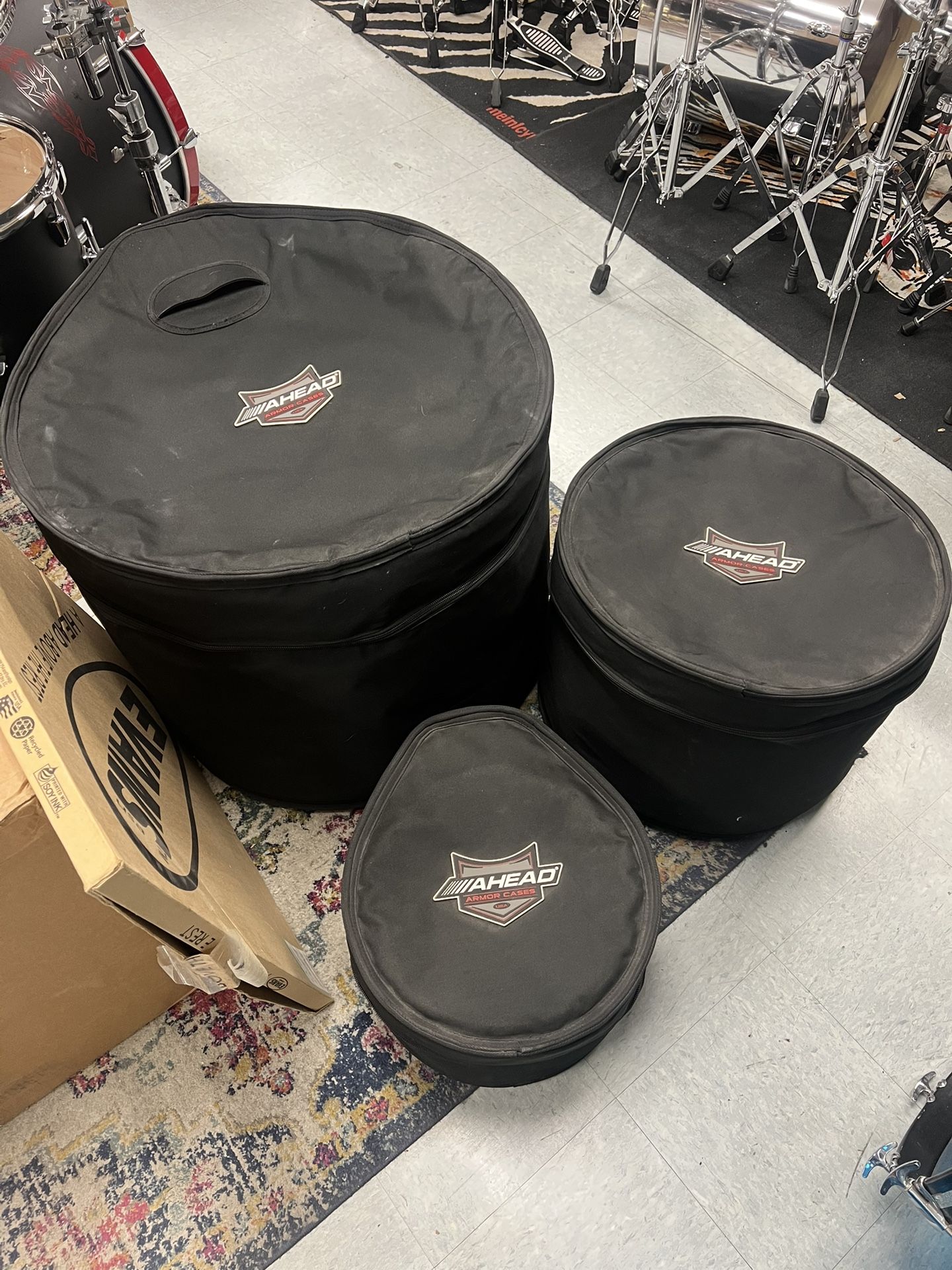 Ahead Armor Drum Case Set 24,16,12