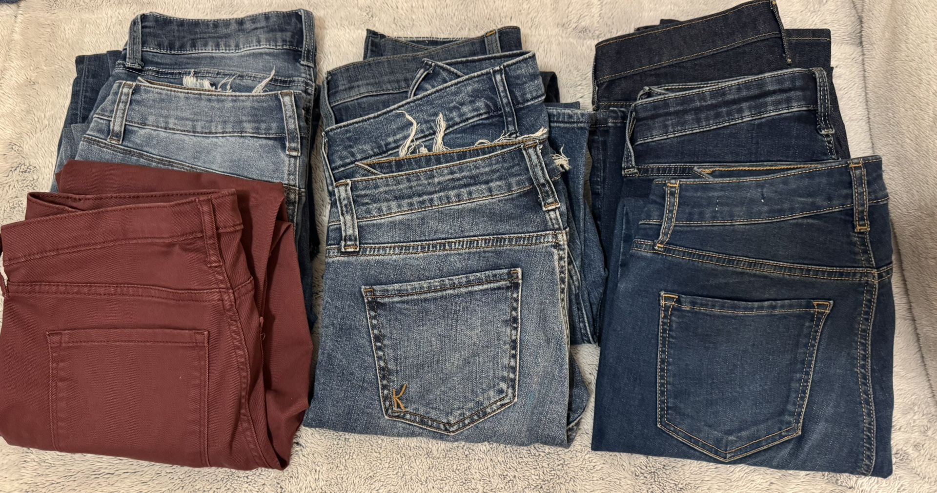 Women’s Jeans (size 6) - 9 Pair