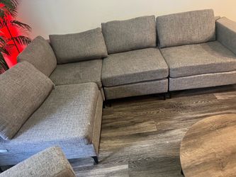 Free gray sectional couch from Wayfair