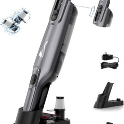 Cordless Handheld Vacuum, Lightweight Portable Hand Vacuum Cleaner with LED L...