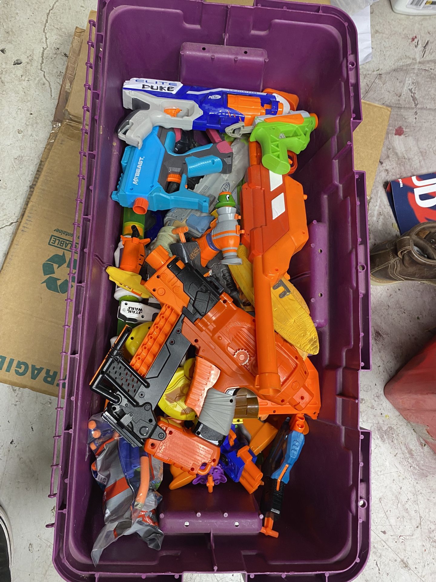 Nerf Gun Lot, Chest Full Of Guns