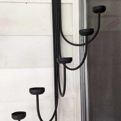 Wall Mounted Iron Candle Holder