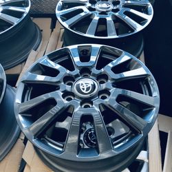 18” Toyota. Hi Lander /Tundra / Sequoia 0-miles 2026. 6X139.7. Center Bore 95.1mm. $250 Set 4. Singles $100 