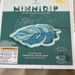 New Pool With Sprinkler