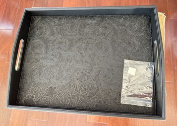 New Black Decorative Tray