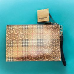 Burberry Brown Hologram Clutch