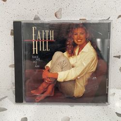 Faith Hill Take Me As I Am CD Album Country Music 90s Vintage 1993