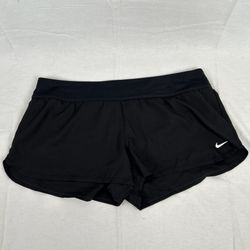 Nike Womens Dri Fit Running Shorts Black Size XL New With Tags 