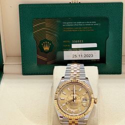 2023 Rolex Preowned 42mm Sky Dweller Champagne Index Dial-W/Card