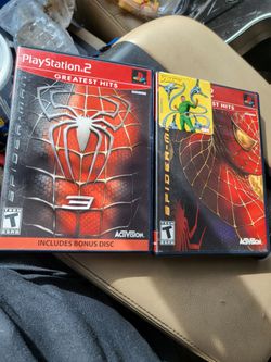 Playstation 2 Spider-Man 2 & 3 PS2 Greatest Hits Bundle
