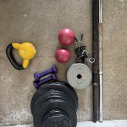 Hand Weights, Weights And Bars, Kettle Bell