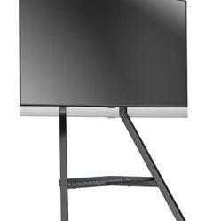 Black Metal Swivel TV Stand