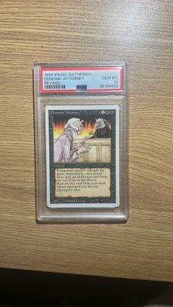 MTG 1994 DEMONIC ATTORNEY REVISED PSA 10
