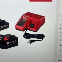 Milwaukee M18 Lithium Ion Battery Starter Kit 