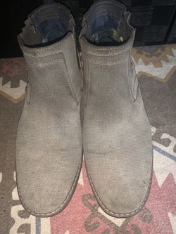 Nunn Bush Comfort Gel Chukka Gray Ankle Boots 9M 