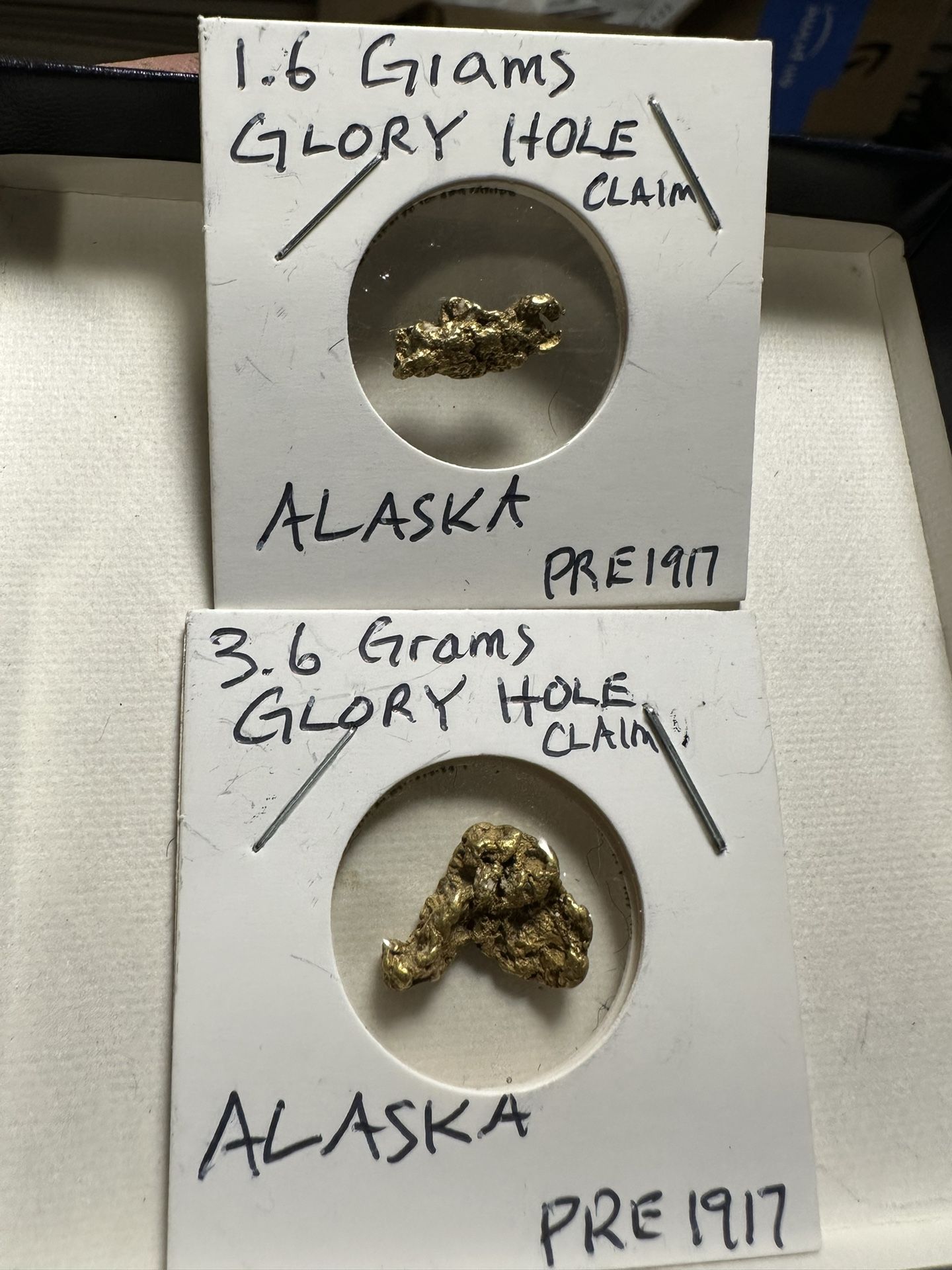 Real Gold Placer Nuggets 5.4 Grams 22k Gold 
