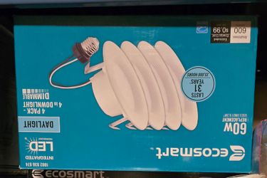 LED Recessed Trim, Daylight (4-Pack)