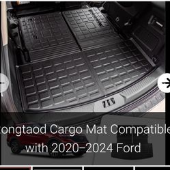 Rongtaod Cargo Mat Compatible with 2020-2024 Ford

