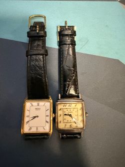 Vintage Tanks (Seiko & Fossil)