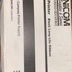 3 Genicom LA700 Matrix Printer Ribbon Black Long Life Long  - 3 Units 